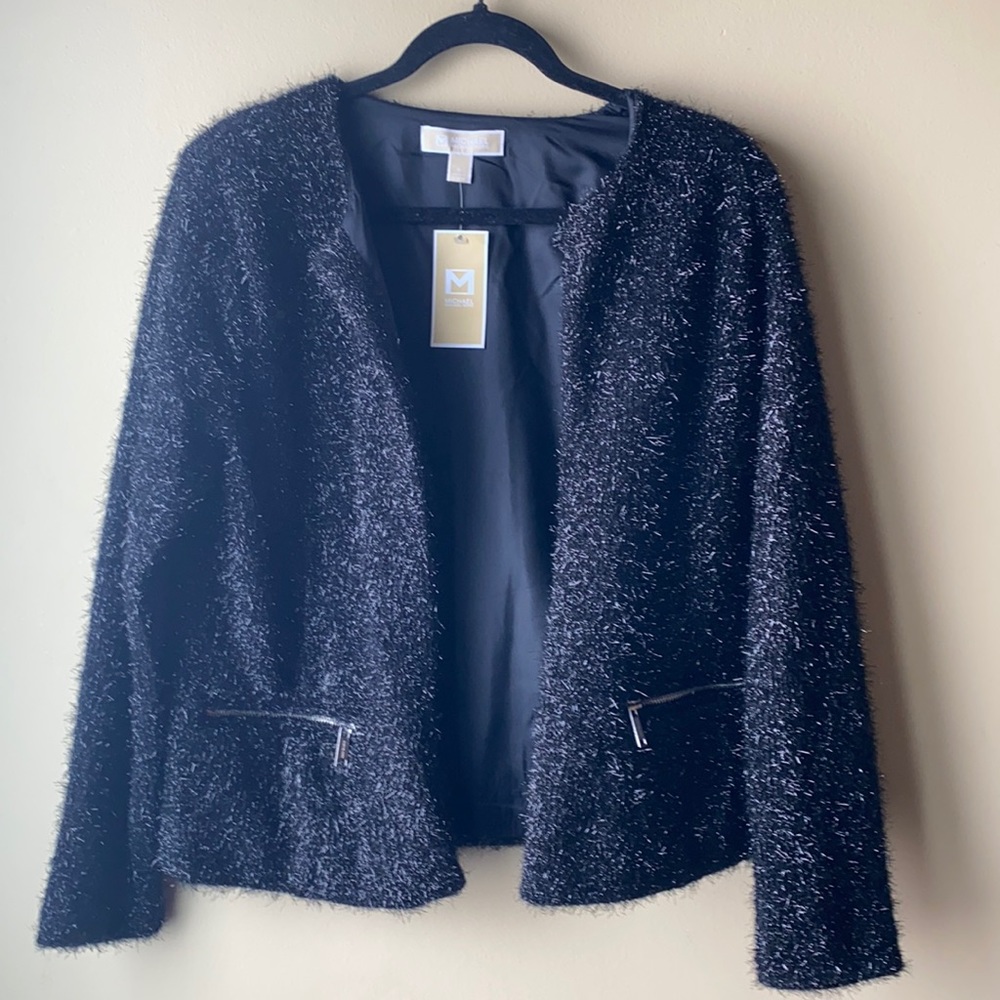 ✨NEW✨ MICHAEL KORS BLACK SPARKLY BLAZER JACKET